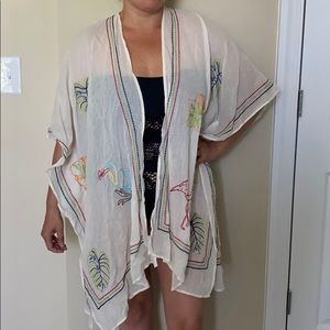 Soft Surroundings beach cover up